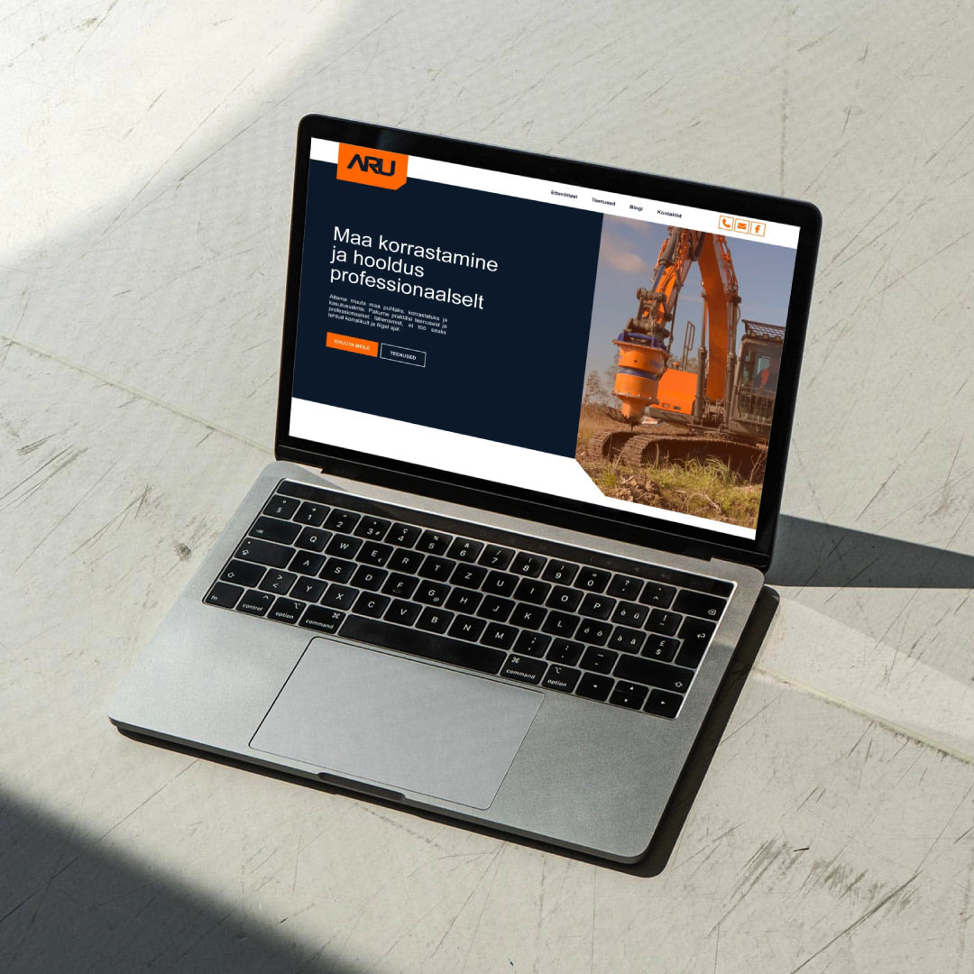 Aru tehnika logo ja koduleht