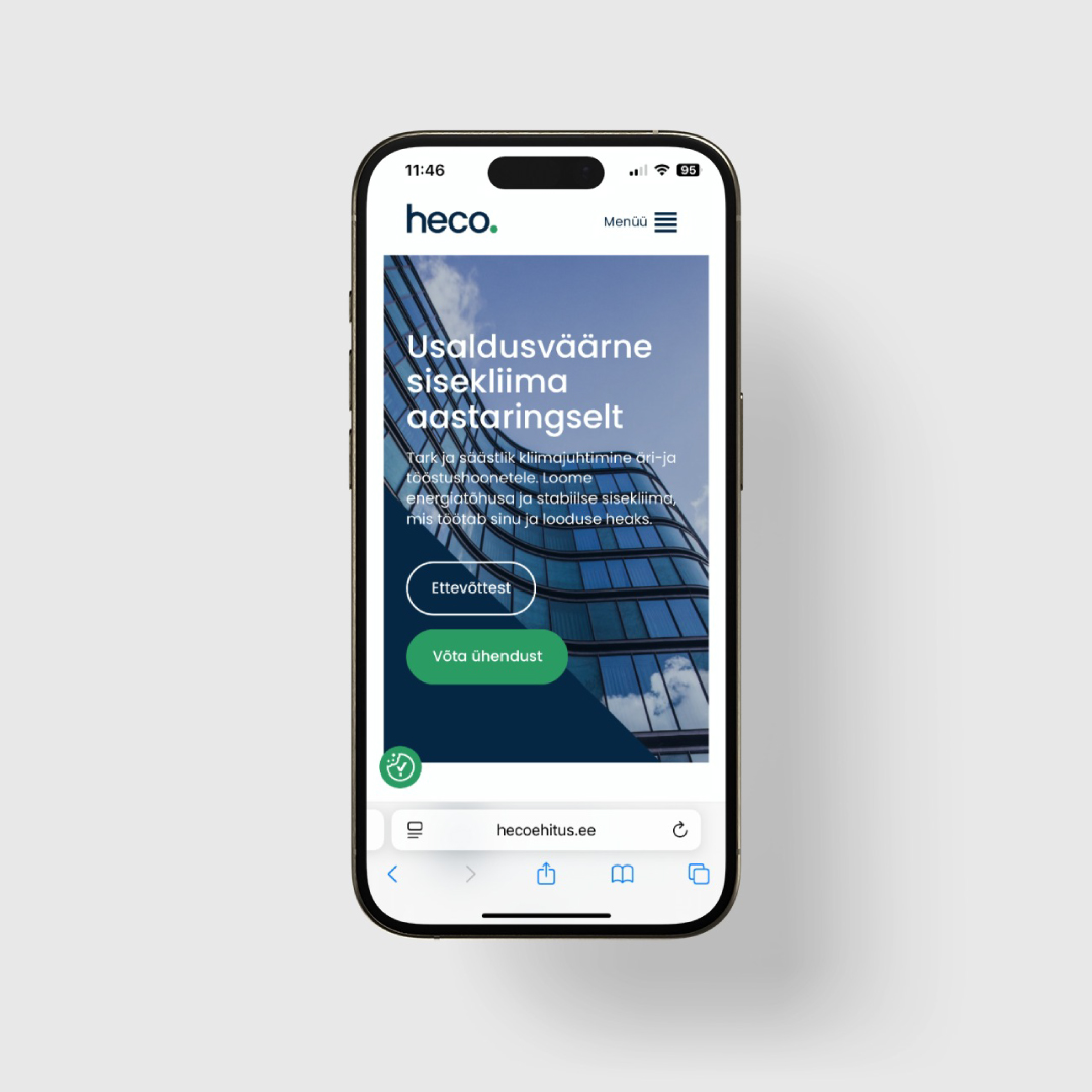 Heco Ehitus veebileht & brand